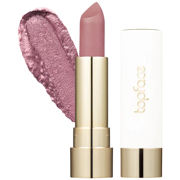 Batom TopFace ProHD Soft Matte Lipstick - #004 Pale beach - 4Gr
