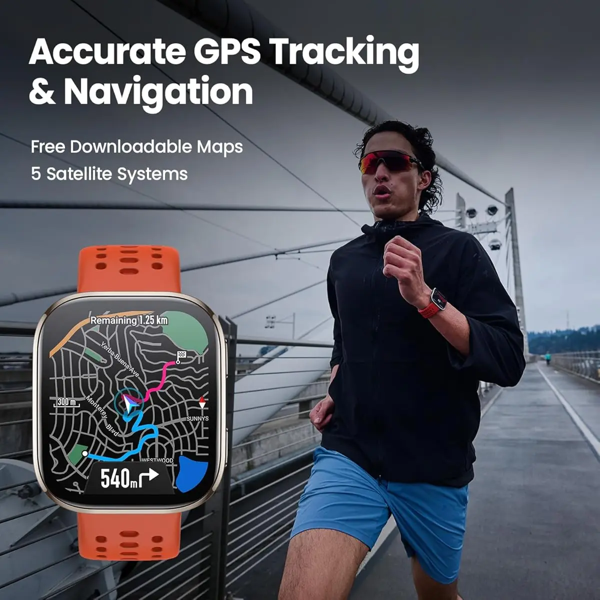 Relógio Smartwatch Amazfit Bip 6 Tela Amoled 46mm Resistent
