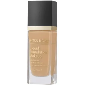 Base Líquida Miss Rôse Liquid Foundation Makeup - Beige 2 - 30ML
