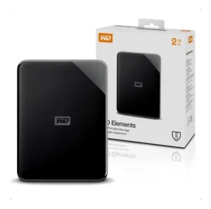 HD externo Western Digital WD Elements SE WDBJRT0020BBK 2TB preto