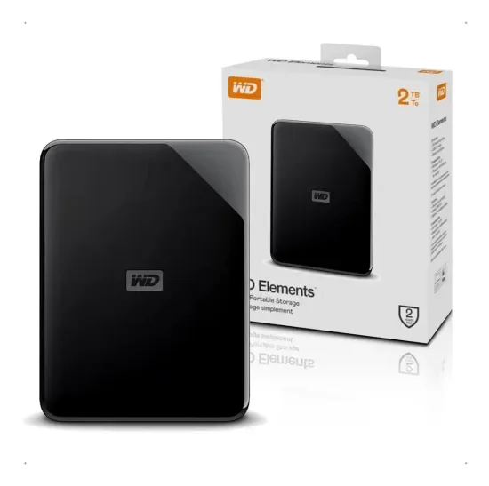 HD externo Western Digital WD Elements SE WDBJRT0020BBK 2TB preto