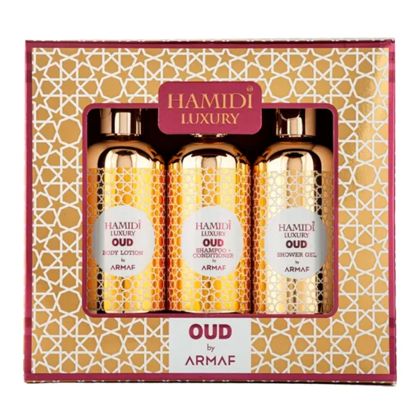Kit Hamidi Luxury Oud - Unissex - 3x 95ML