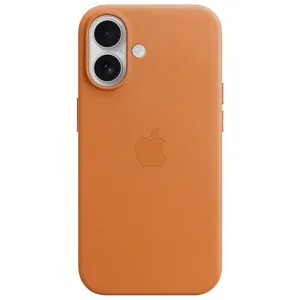 Capa Protetora Apple Leather Case Magsafe - Para Iphone 17 - Couro - Marrom