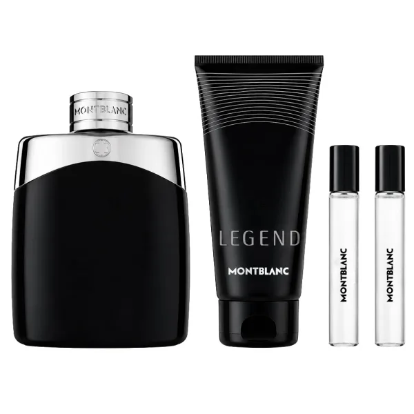 Kit Perfume Montblanc Legend - 4 em 1 - Eau de Toilette - Masculino - 100ML + 100ML + 2x 7,5ML