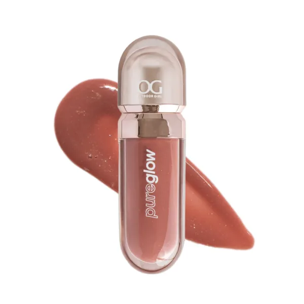 Lipgloss Outdoor Girl High-Shine Hydrating Lipgloss C1192A - 519 Nude Glow - 6mL