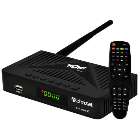 Receptor Alphasat Wow! HD Wi-Fi ACM: Compre Agora!