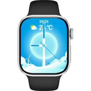 Smartwatch FTX A10 Pro FTXA10P-SVB - Bluetooth - 48MM - Preto e Prata