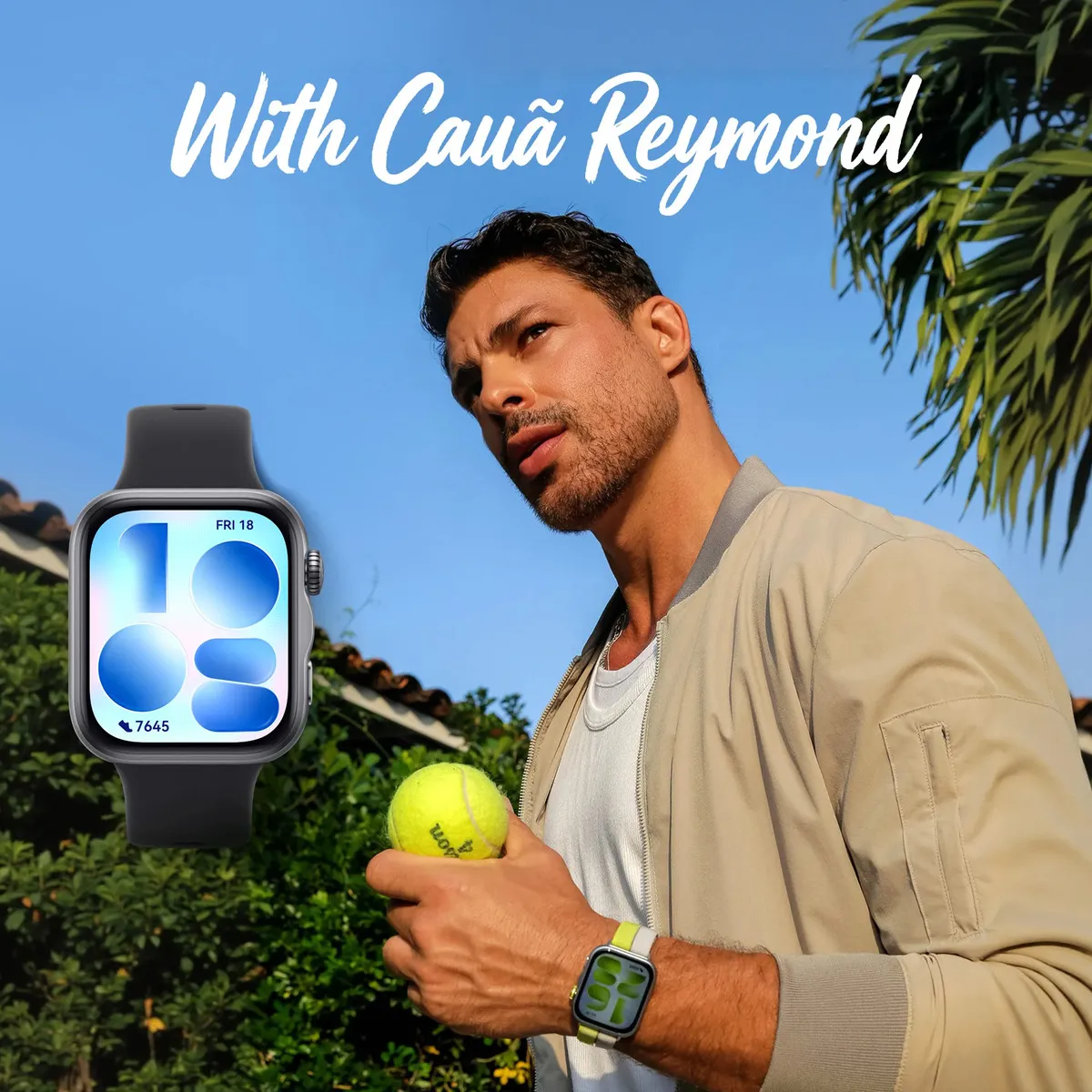 Smartwatch HUAWEI WATCH FIT 5 AMOLED de 182" Design Leve Mini Treino Bateria com Até 10 Dias 64 GB Gerenciamento Avançado da Saúde Monitor do Sono SpO2 GPS Compatível com iOS e And