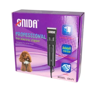 Aparador de Pelos Onida ON-P1 - Para Cachorro - BiVolt - Preto