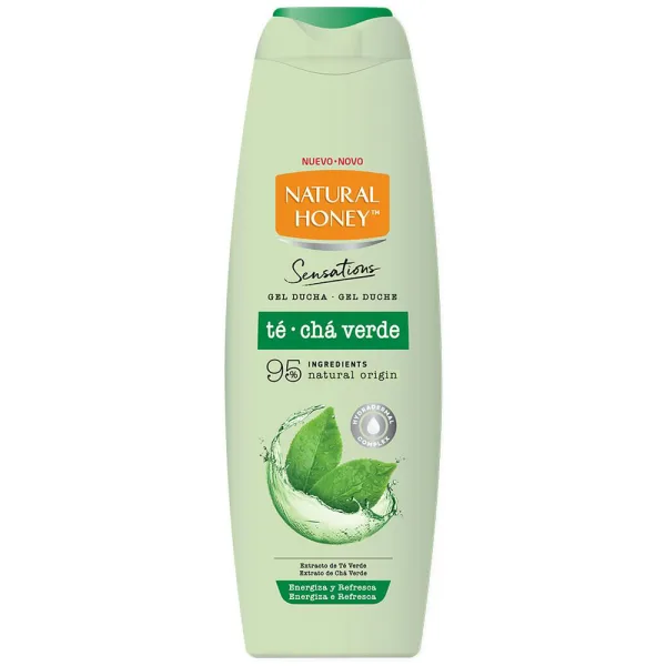 Gel de Banho Natural Honey Sensations - Té/Chá Verde - 650mL