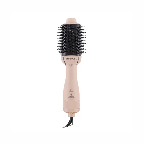 Escova Secadora Britânia BEC07R Soft - 1300W - BiVolt - Bege