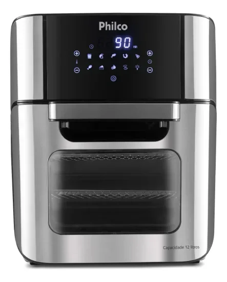 Fritadeira Elérica Air Fryer Oven Philco Pfr2200 12 litros 4 Em 1