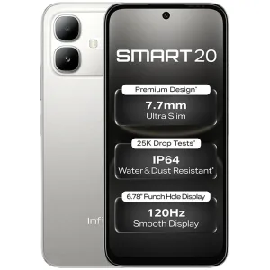Celular Infinix Smart 20 X6840 - 4/128GB - Dual-Sim - 6.78'' - Polaris Titanium
