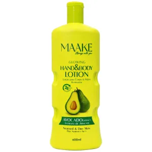 Loção para Corpo e Mãos Maake Glowing - Avocado - 600ML