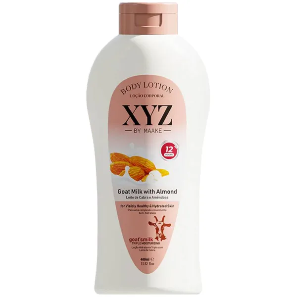 Loção Corporal XYZ Goat Milk with Almond - 400ML