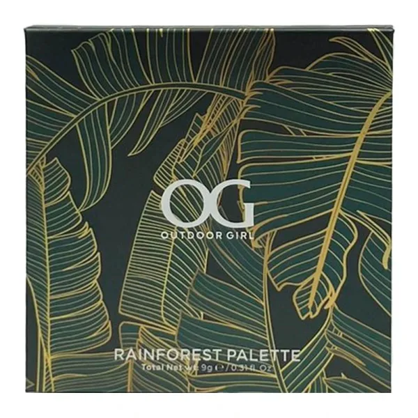Paleta de Sombras Outdoor Girl Rainforest Palette DE7279 - 9 Cores - 9Gr
