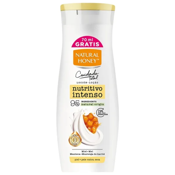 Loção Corporal Natural Honey Cuidado Total - Nutritivo Intenso - 400mL