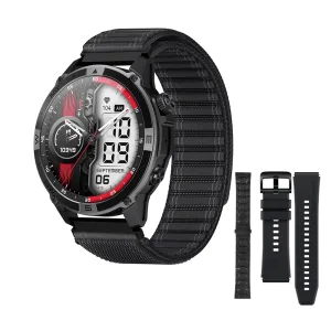 SmartWatch G-Tide R6 Pro - Bluetooth - A prova d'água - Com Pulseiras Extra - Preto