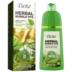 Shampoo Colorante Dexe Herbal Bubble Dye No Dark Skin - 10.0 Platinum Blond - 420ml