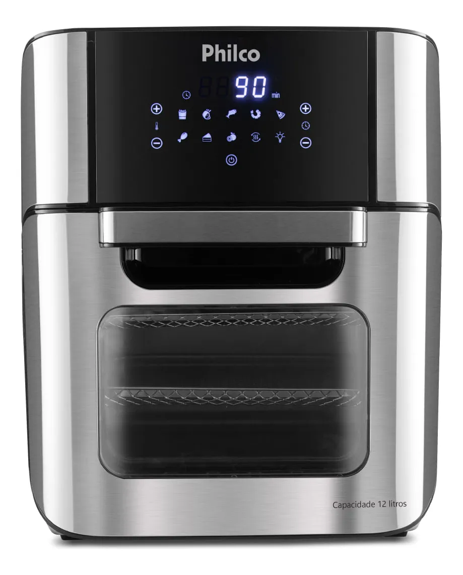 Fritadeira Elérica Air Fryer Oven Philco Pfr2200 12 litros 4 Em 1