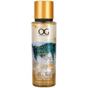 Colônia Body Mist Outdoor Girl - 250ML - Aqua Coco Breeze Shimmer
