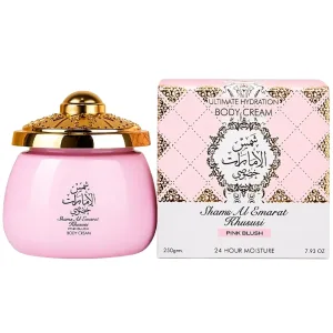 Creme Corporal Ard Al Zaafaran Shams Al Emarat Khususi Pink Blush 24 Hour Moisture - 250 Gr