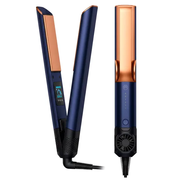 Prancha para Cabelo Dyson HT01 AirStrait - 2 em 1 - 1600W - 220V - 50/60Hz - Prussinan Blue