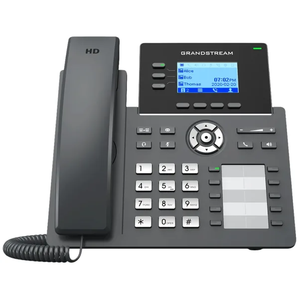 Telefone GrandStream GRP2604P - IP - PoE - Preto