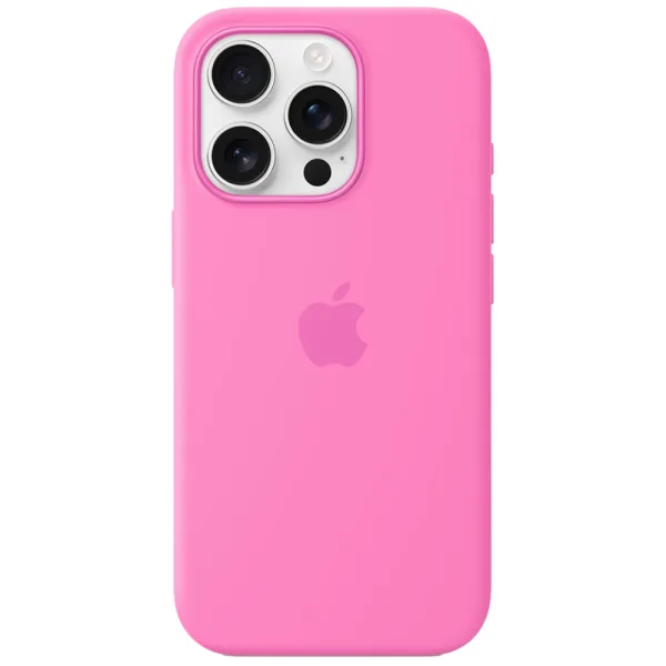 Capa Protetora Apple Leather Case Magsafe - Para Iphone 16 Pro - Couro - Rosa