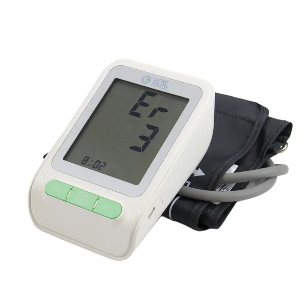 Medidor de Pressão e Glicose More Fitness MF-600 - Para Braço - 2 em 1 - Branco