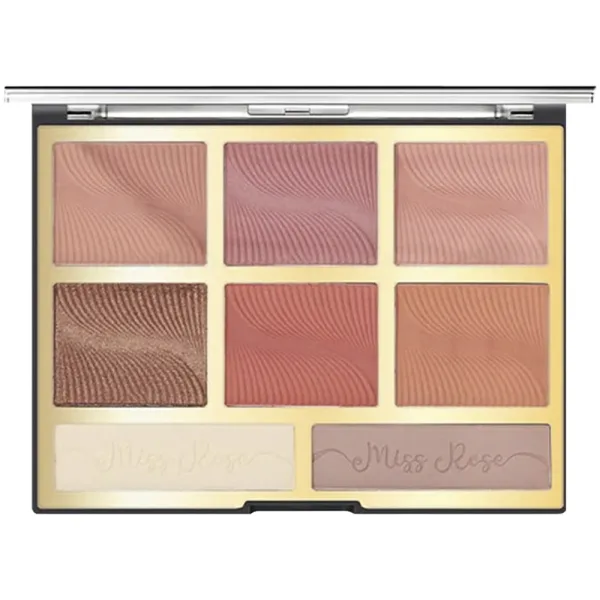 Paleta de Sombras Miss Rôse Pretty Shades 7004-022N1 - #01 - 26Gr - 8 Cores