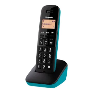 Telefone Sem Fio Panasonic KX-TGB310LAC - 1 Base - Com Bina - 110V - Azul e Preto