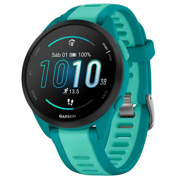 SmartWatch Garmin Forerunner 165 Music 10-02863-32 - Bluetooth - Wi-Fi - GPS - Turquesa