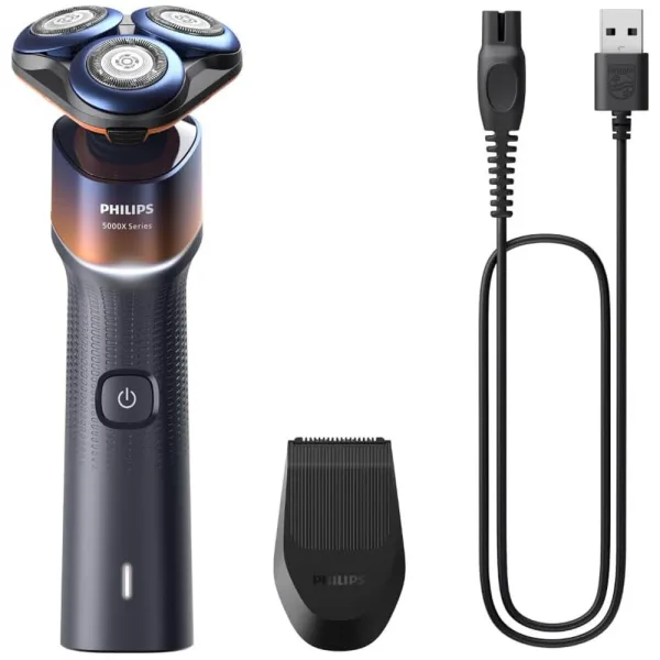 Barbeador Elétrico Philips Shaver 5000X Series X5012/05 - Recarregável - Azul