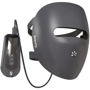 Mascara Facial LED Smartfy MSR01P - Recarregável - Preto