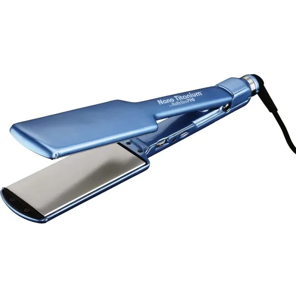 Prancha para Cabelo Babyliss Pro Nano Titanium BNT4074TUX - 230°C - Bivolt - Azul