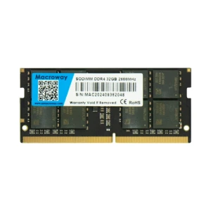 Memória RAM Macroway SO-DIMM - 32GB - DDR4 - 2666MHz - Para Notebook
