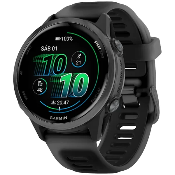 SmartWatch Garmin Forerunner 570 010-02970-00 - Bluetooth/GPS - 42MM - Slate Gray