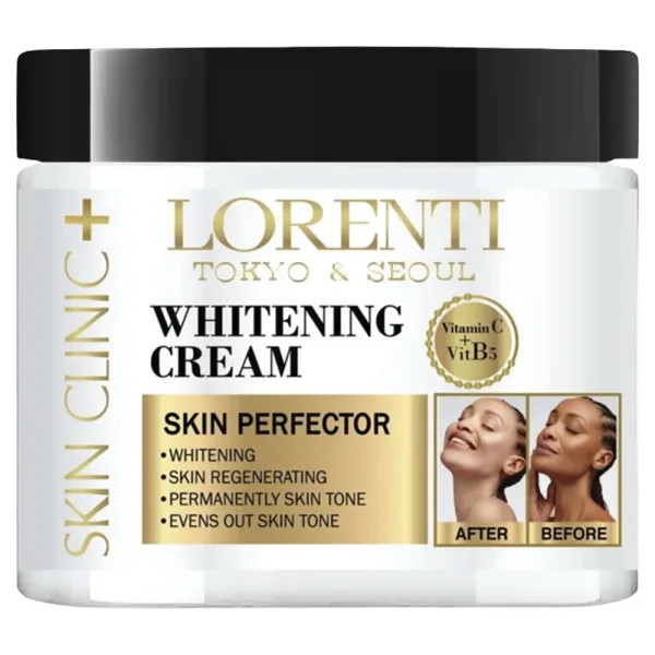 Creme Clareador Lorenti Whitening Skin Clinic+ - Rosto e Corpo - 500ML