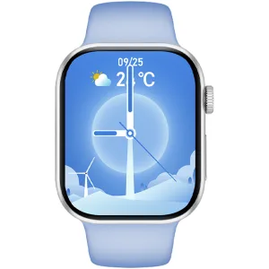 Smartwatch FTX A10 Pro FTXA10P-SVLB - Bluetooth - 48MM - Azul e Prata