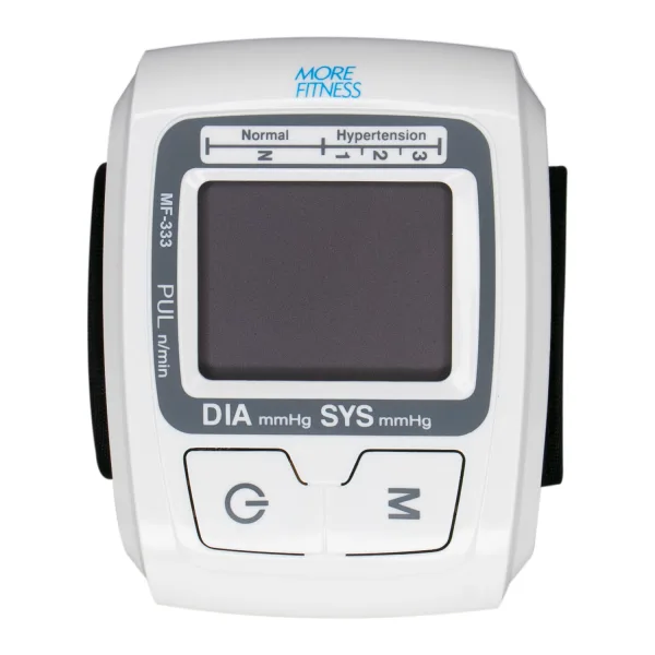 Medidor de Pressão More Fitness MF-333 - Para Pulso - Branco