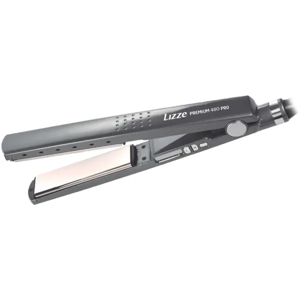 Prancha para Cabelo Lizze Premium 480 Pro - 44W - 250°C - Titânio - 220V - Cinza