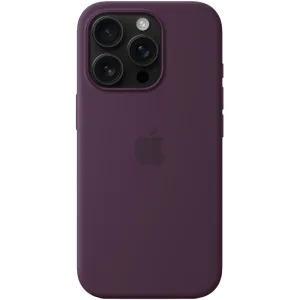 Capa Protetora Apple Leather Case Magsafe - Para Iphone 16 Pro - Couro - Roxo