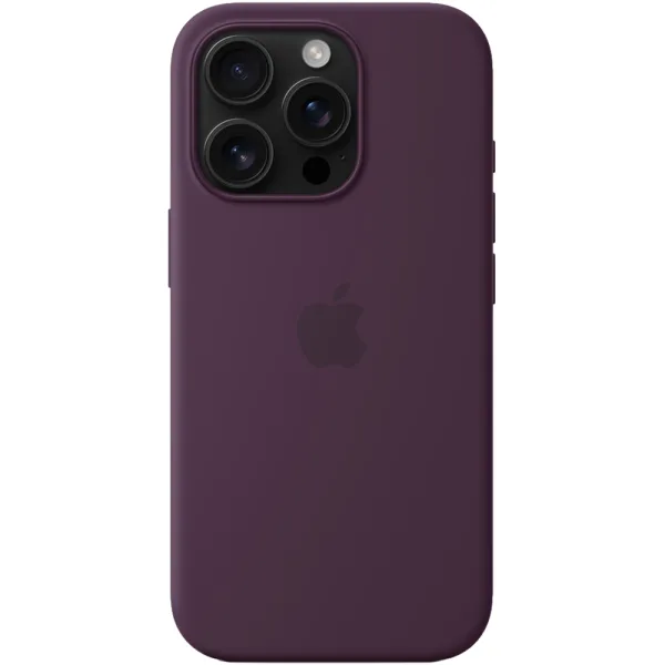 Capa Protetora Apple Leather Case Magsafe - Para Iphone 16 Pro - Couro - Roxo