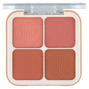 Paleta de Sombras Miss Rôse Flushed Pink 7004-053N3 - 12Gr - 4 Cores