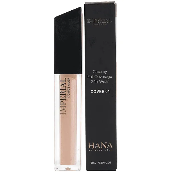 Corretivo Líquido Miss Rose Hana Imperial Concealer CR7601-077M1 - Cover #01 - 6ML