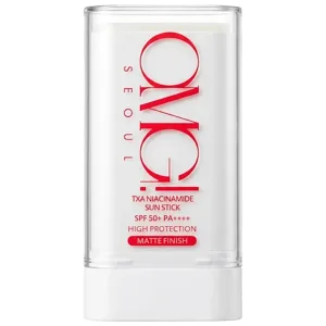 Protetor Solar OMG! Seoul TXA Niacinamide Sun Stick - Matte Finish - SPF 50+ PA++++ - 18Gr