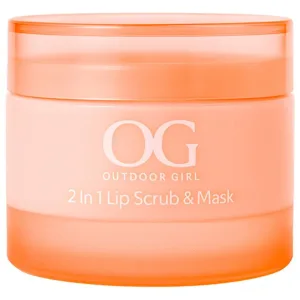 Bálsamo Labial Outdoor Girl Pure Glow 2 in 1 Lip Scrub & Mask HL084 - 3.5Gr + 6Gr