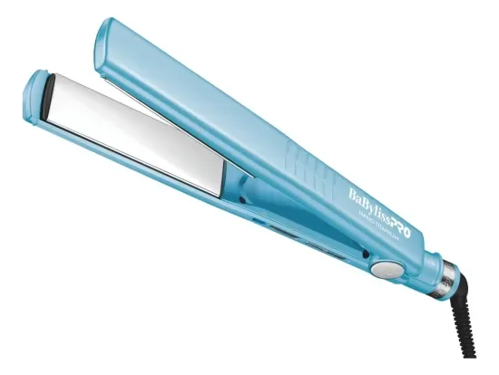 Prancha para Cabelo Babyliss Pro Nano Titanium Dual Ionic BNT9125TUZ - 230°C - Bivolt - Azul