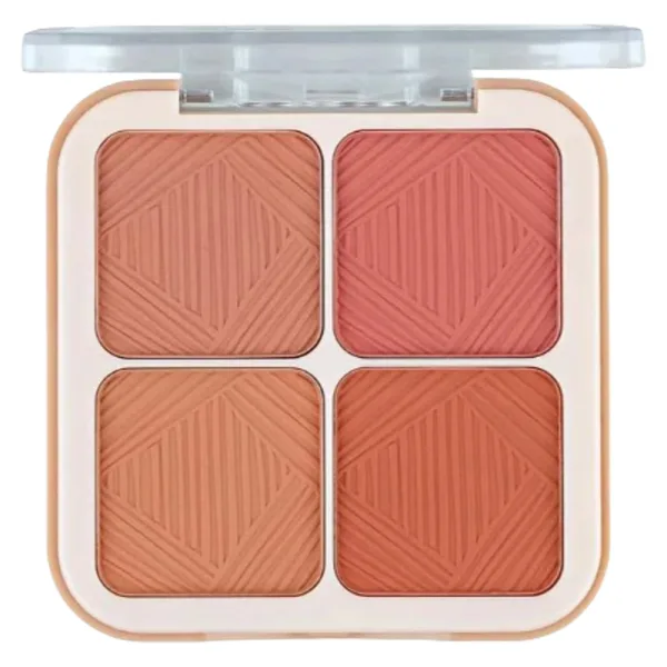 Paleta de Sombras Miss Rôse Flushed Pink 7004-053N1 - 12Gr - 4 Cores